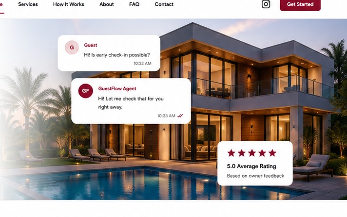 Modern luxury rental property